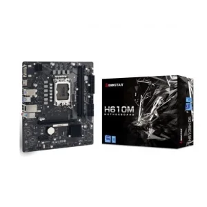 Biostar  H610MH D5 Anakart Ddr5 5600MHZ M.2 Hdmı VGA USB 3.2 96GB Max 1700P (12.13.14.nesil)