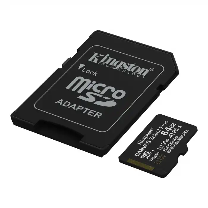 64GB KINGSTON MICROSD CANVAS SELECT PLUS A1 SDCS3/64GB
