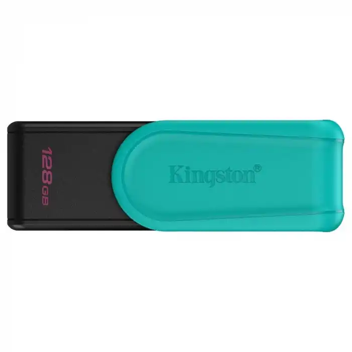 Kingston 128 GB USB3.2  DATA TRAVELER EXODIA SIYAH/TURKUAZ (DTXS/128GB)