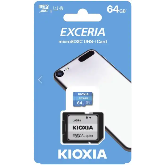 Kioxia EXCERIA 64 GB MICRO SDXC UHS-1 100MB/S  LMEX1L064GG2