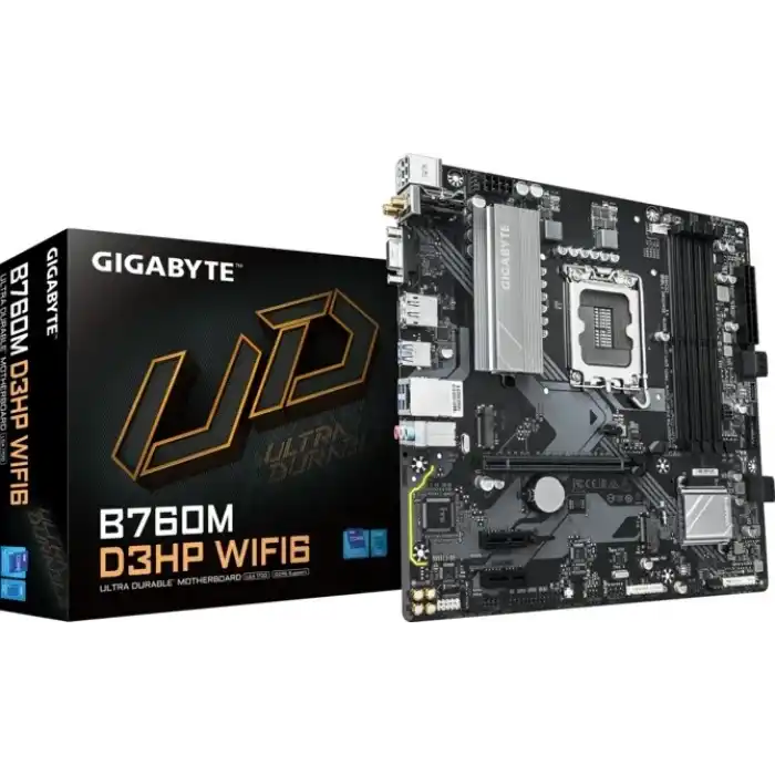 Gigabyte B760M D3HP WIFI6 Intel LGA1700 DDR5 Micro ATX Anakart