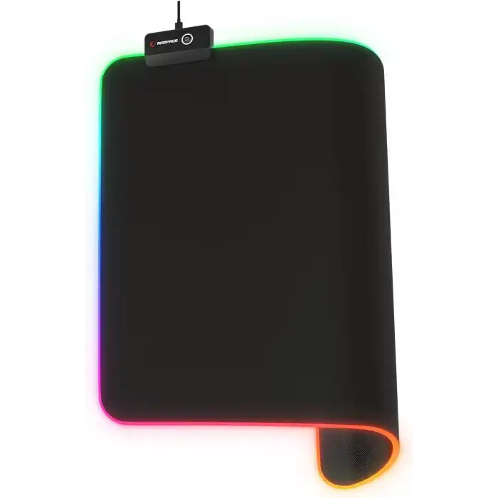 Rampage BLITZ RGB M MP-23 Siyah 252*328*3mm RGB Ledli Gaming Mouse Pad