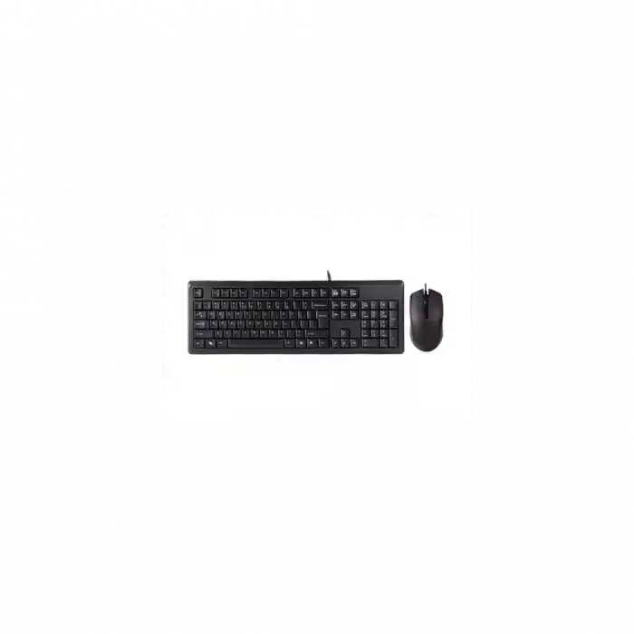 A4 TECH KR-9276, Siyah, USB Kablolu, Türkçe Q, Multimedya, Klavye Mouse Set