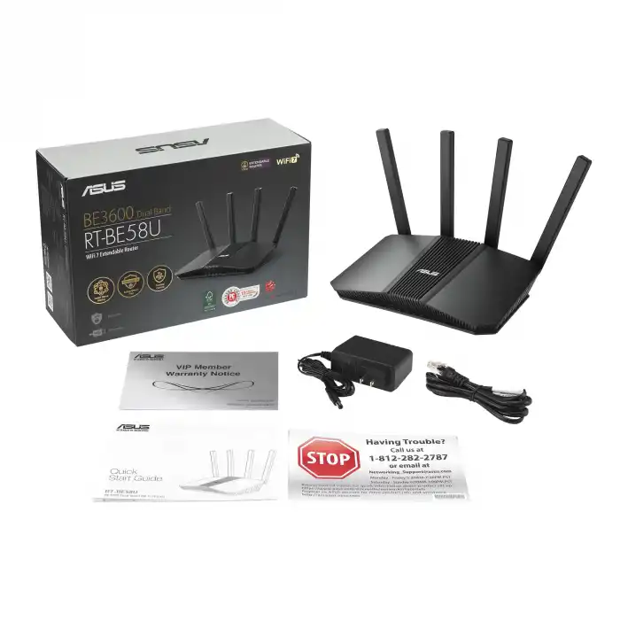 ASUS RT-BE58U WIFI BE3600 ROUTER