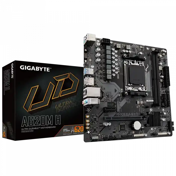 GIGABYTE A620M H DDR5 6400(OC) HDMI DP MATX AM5