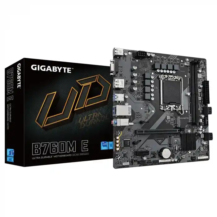 GIGABYTE B760M-E DDR5 HDMI VGA DP USB 1700P