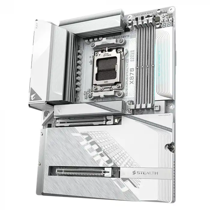 GIGABYTE X870 AORUS STEALTH ICE DDR5 8000Mhz HDMI/DP ATX AM5