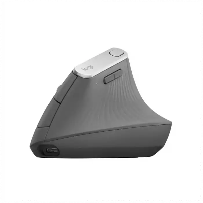 LOGITECH 910-005448, MX VERTICAL, Siyah, Bluetooth, 4000dpi, Lazer, 4 Tuşlu, USB-C den şarj edilebilir, Dikey Ergonomik Mouse