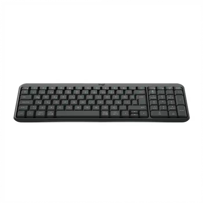LOGITECH K250, Siyah, 920-013460, Bluetooth, Türkçe Q, Multimedya, Kompakt Klavye