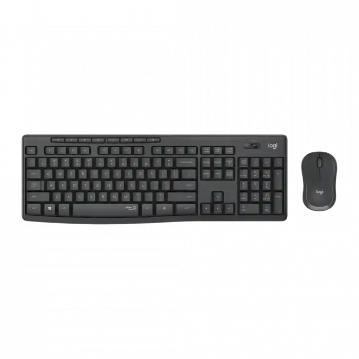 LOGITECH MK295 Siyah, 920-009804, Kablosuz, Türkçe Q, Klavye Mouse Set