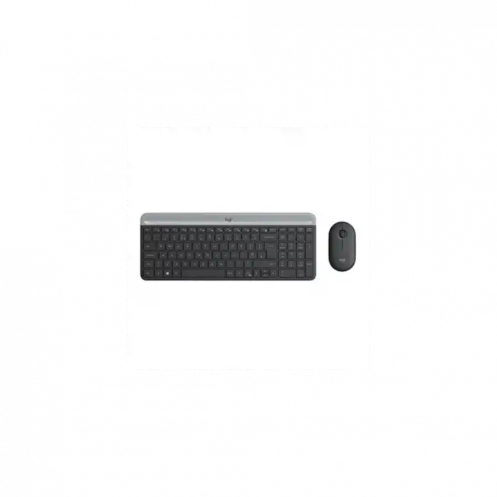 LOGITECH MK470 Siyah, 920-009435, Kablosuz, Türkçe Q, Klavye Mouse Set