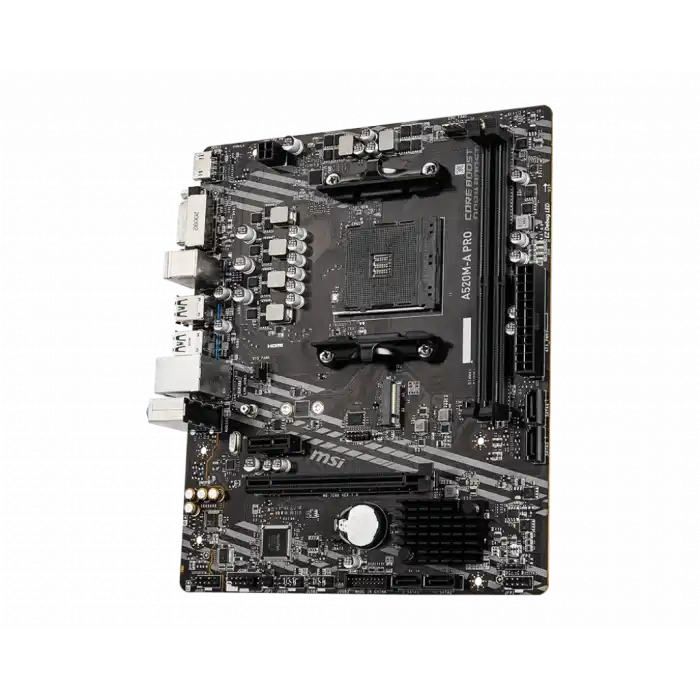 MSI A520M-A PRO DDR4 4600/1866Mhz M.2 mATX AM4