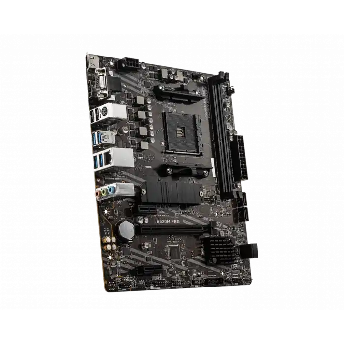 MSI A520M PRO DDR4 4600/1866Mhz M.2 MATX AM4