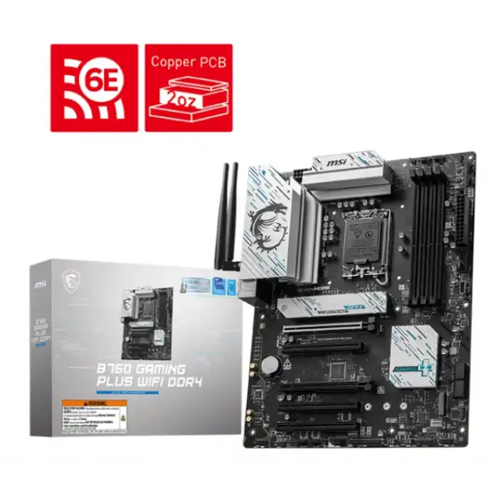 MSI B760 GAMING PLUS WIFI DDR4 M.2 ATX 1700p