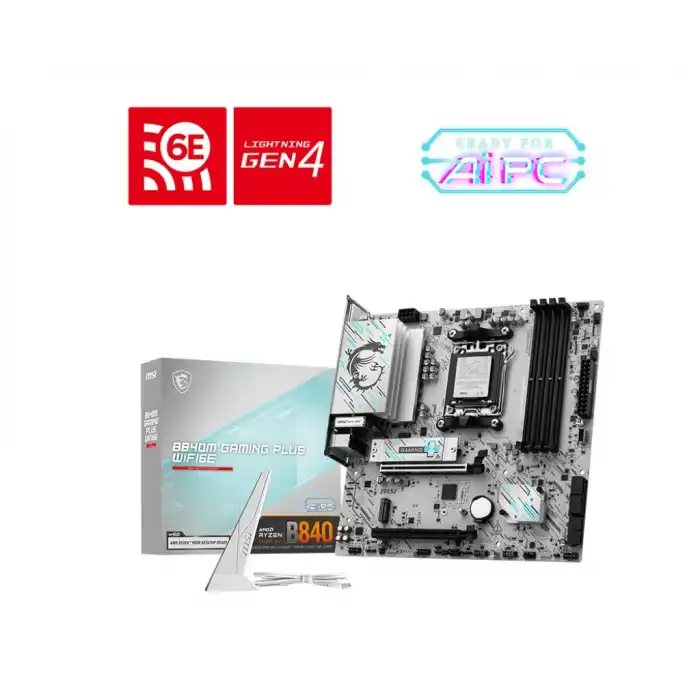 MSI B840M GAMING PLUS WIFI6E DDR5 mATX AM5