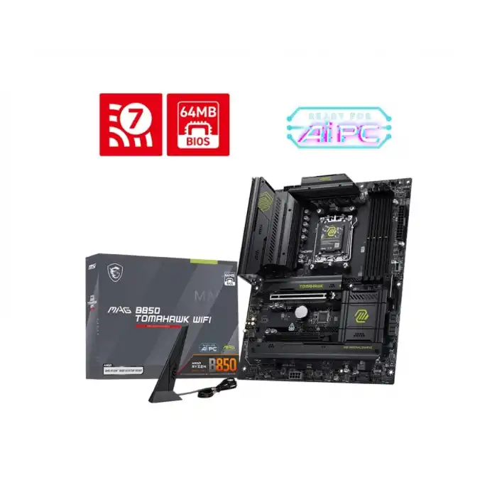 MSI MAG B850 TOMAHAWK WIFI AMD ANAKART