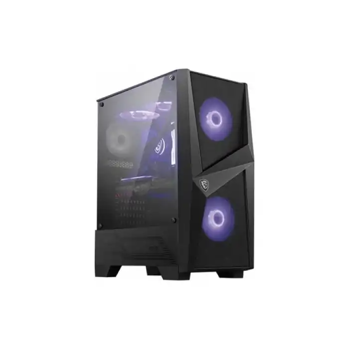 MSI MAG FORGE 100M USB3.2 2x12CM RGB + 12CM FAN PENCERELI ATX SIYAH KASA