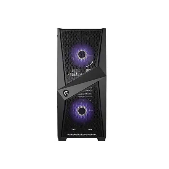 MSI MAG FORGE 100M USB3.2 2x12CM RGB + 12CM FAN PENCERELI ATX SIYAH KASA