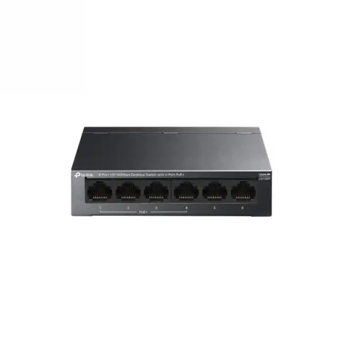 TP-LINK LS106P 6PORT 10/100 YÖNETİLEMEZ POE SWITCH