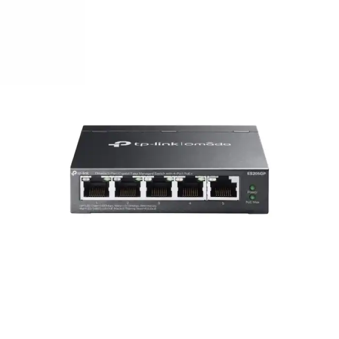 TP-LINK OMADA ES205GP 5PORT YÖNETİLEBLR 65W POE