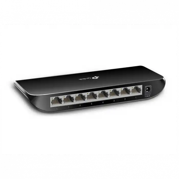 TP-LINK TL-SG1008D, 8 Port, GigaBit, Yönetilemez, Masaüstü Switch