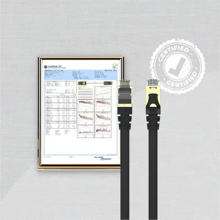 UNITEK CAT7 PATCH KABLO 2MT FLAT (C1897BK-2M)