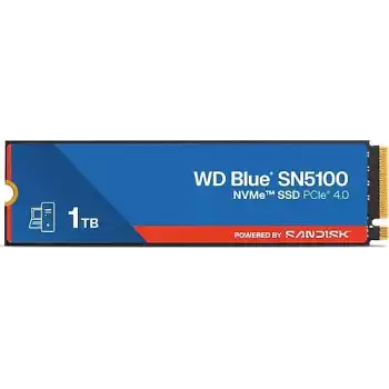 1 TB WD BLUE SN5100 PCI-4.0 7100MB/S 6700MB/S M2 SSD WDS100T5B0E