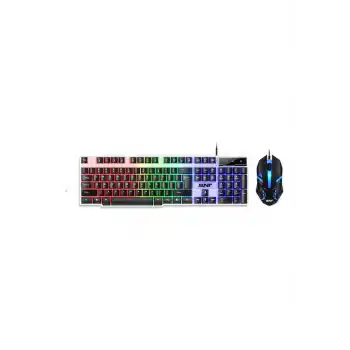 SNT TF-230 Gaming RGB Klavye Mouse Set