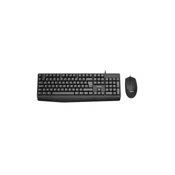 PHILIPS SPT6237B, Siyah, Türkçe Q, USB Kablolu, Klavye Mouse Set