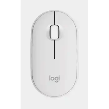 LOGITECH 910-007013, M350S Beyaz, Pebble 2, Nano, Bluetooth, Kablosuz, 4000dpi, Optik, 3 Tuşlu, 24ay Pil Ömrü, Sessiz Mouse