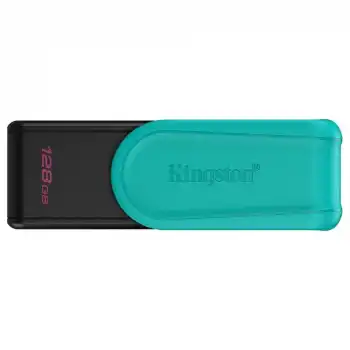 Kingston 128 GB USB3.2  DATA TRAVELER EXODIA SIYAH/TURKUAZ (DTXS/128GB)