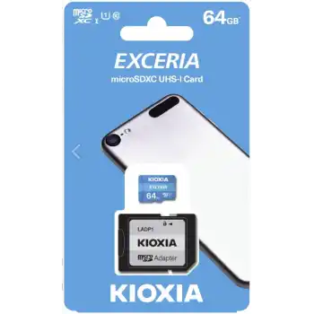 Kioxia EXCERIA 64 GB MICRO SDXC UHS-1 100MB/S  LMEX1L064GG2
