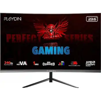 Raydın MM24RFA-240HZ 23.6 1 ms Full HD Curved 240 Hz Oyuncu Monitörü