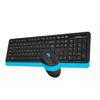 A4 TECH FG1010 Q 2.4 GHZ USB MAVİ KLAVYE+MOUSE KABLOSUZ SET