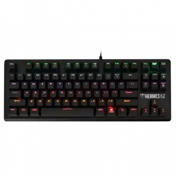 GAMDIAS HERMES-E2, USB Kablolu, İngilizce,  Rainbow Backlight, Blue Mekanik Switch, Gaming Klavye