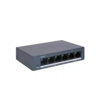 HIKVISION DS-3E0106MP-E/M 4XFE+2XFE MEGABİT YÖNETİLEMEZ 45W POE SWİTCH
