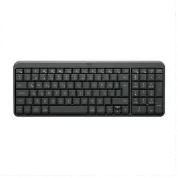 LOGITECH K250, Siyah, 920-013460, Bluetooth, Türkçe Q, Multimedya, Kompakt Klavye