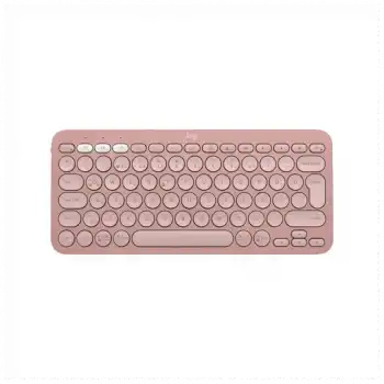 LOGITECH K380S, Pebble Keys 2,  Rose, 920-011861, Bluetooth, Türkçe, Q, Multimedya, Mini Klavye