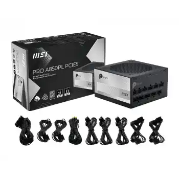 MSI PRO A850PL PCIE5 850W 80+ PLATINUM PSU