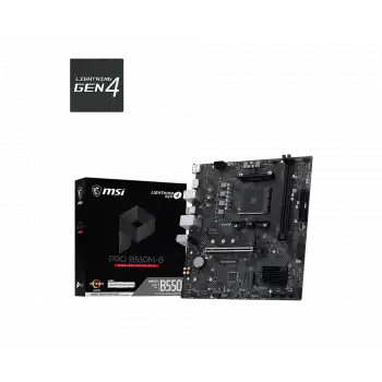 MSI PRO B550M-B AM4 DDR4 4600(OC) HDMI DP 2x M.2 USB 5Gbps mATX