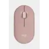LOGITECH 910-007014, M350S Pembe, Pebble 2, Nano, Bluetooth, Kablosuz, 4000dpi, Optik, 3 Tuşlu, 24ay Pil Ömrü, Sessiz Mouse