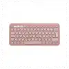 LOGITECH K380S, Pebble Keys 2,  Rose, 920-011861, Bluetooth, Türkçe, Q, Multimedya, Mini Klavye