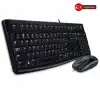 LOGITECH MK120, 920-002560, USB Kablolu, Türkçe Q, Klavye Mouse Set