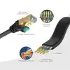 UNITEK CAT7 PATCH KABLO 2MT FLAT (C1897BK-2M)