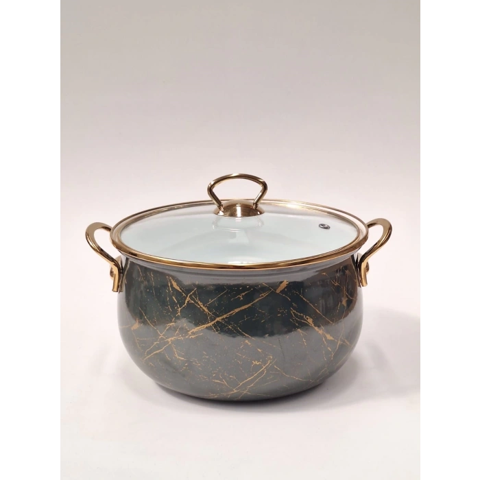 Goldman Emaye Derin Güveç Tencere // Yoğurt Tenceresi // Bakraç // 22 cm ~5 Litre