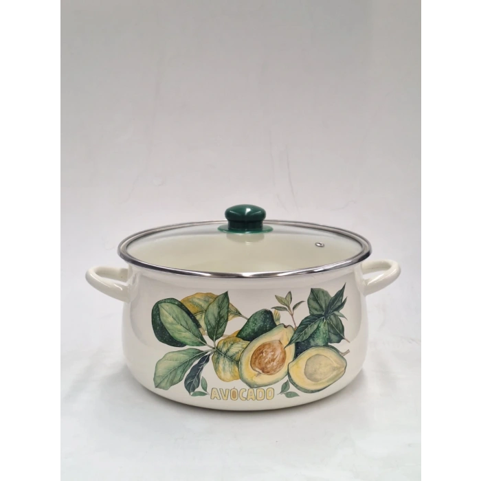 GİZEM Emaye Derin Güveç Tencere // Yoğurt Tenceresi // Bakraç // 24 cm ~6,1 Litre