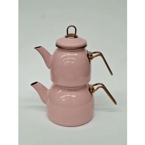 PRHOME EMAYE ÇAYDANLIK TAKIMI PEMBE