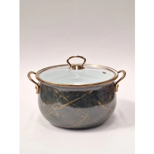 Goldman Emaye Derin Güveç Tencere // Yoğurt Tenceresi // Bakraç // 22 cm ~5 Litre