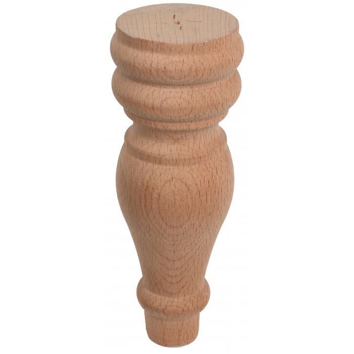 Ahşap Torna Ayak Sehpa Ayağı Kanepe Ayağı Koltuk Ayağı Yatak Ayağı 19x7 cm
