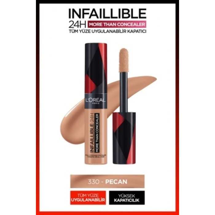 Loreal Paris Infaillible 24H Tüm Yüze Uygulanabilir Kapatıcı - 330 Pecan